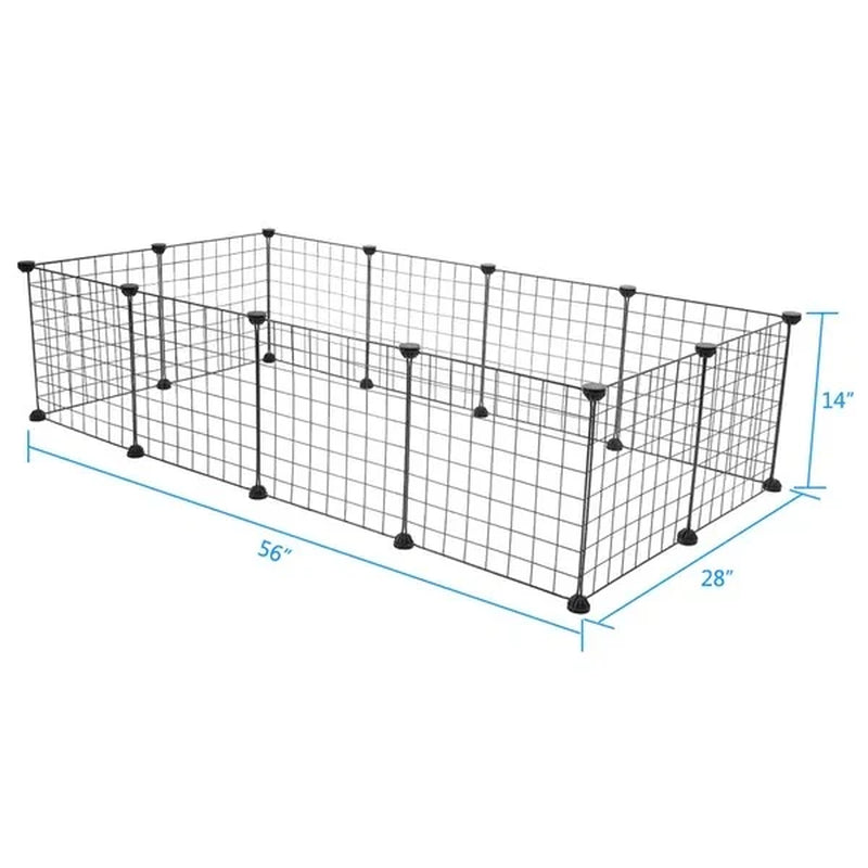 Modular playpen configured into an alternative shape