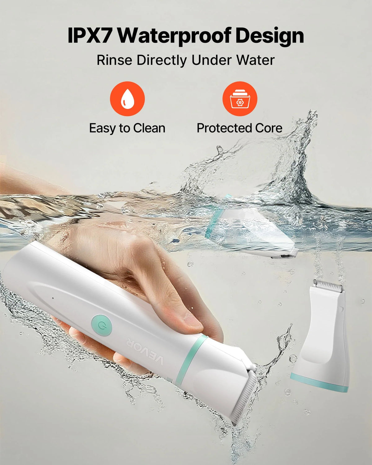Nail grinder head included in the LUMZO grooming kit