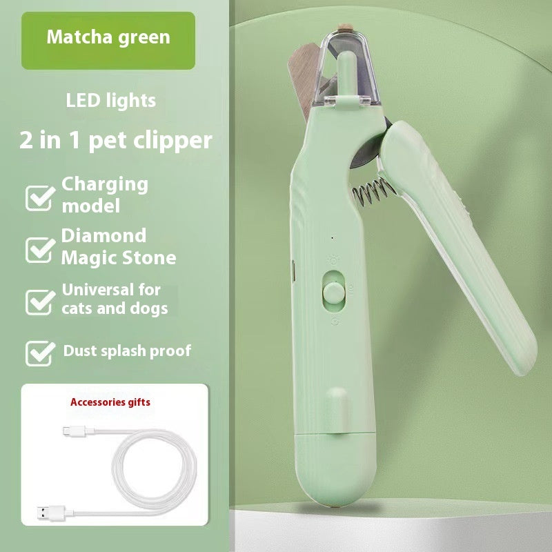 LUMZO LightPaw nail clippers in green